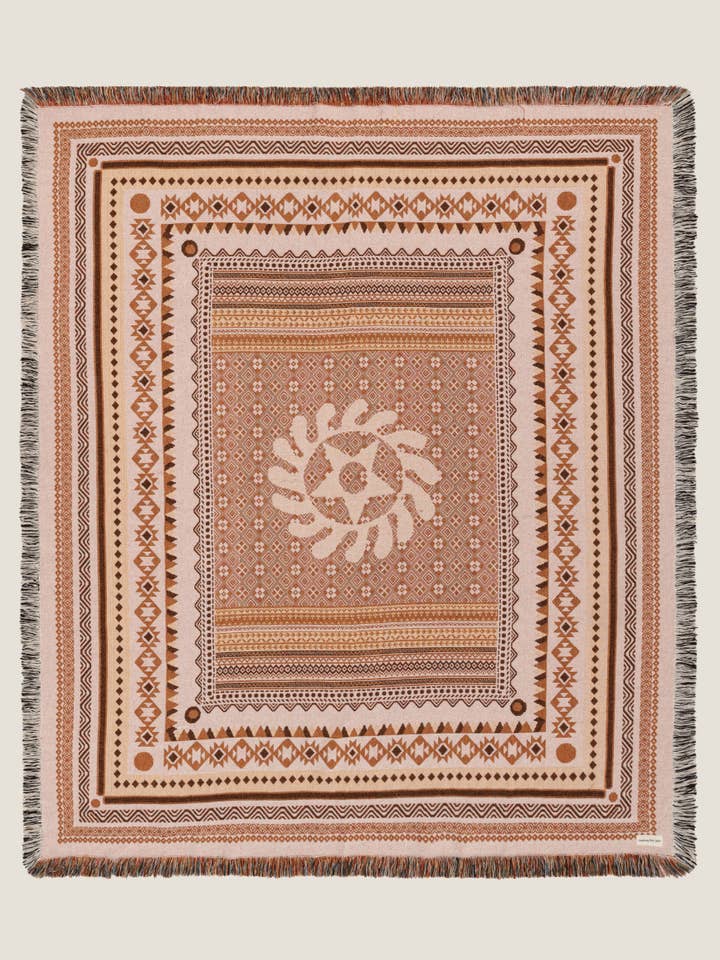 Aura Terracotta blanket for wholesale by Naming This Later