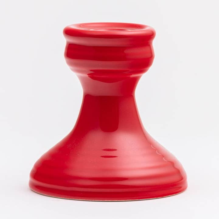 Kandelaar - Poppy Red voor wholesale door Bauer Pottery