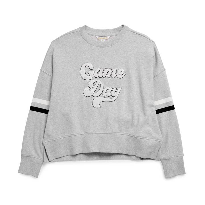 FELPE RILASSATE "GAME DAY" ASST/6, GRIGIO per la vendita all'ingrosso da parte di Shiraleah
