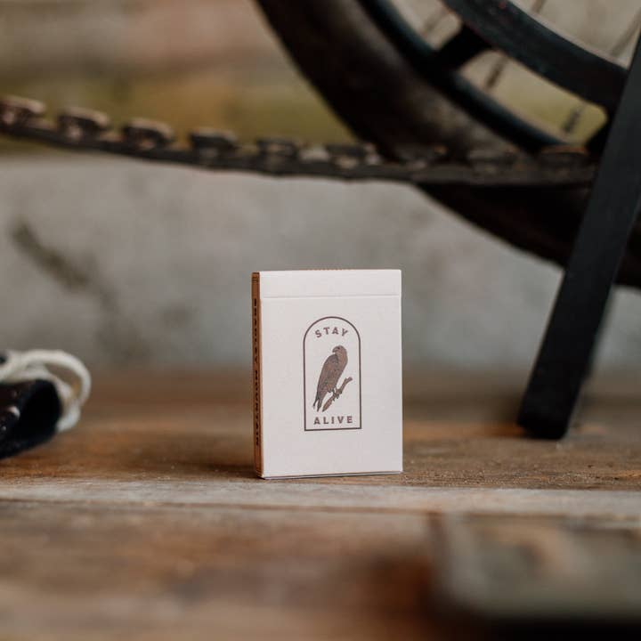 Bradley Mountain - Wholesale Playing Cards - Survival Playing Cards - Cream