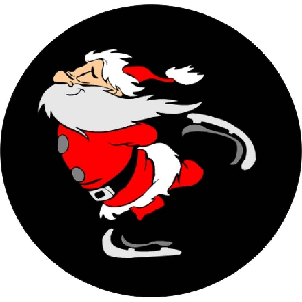BMS BIZ - Wholesale Ornament - Santa Claus Skating Christmas Ornament0