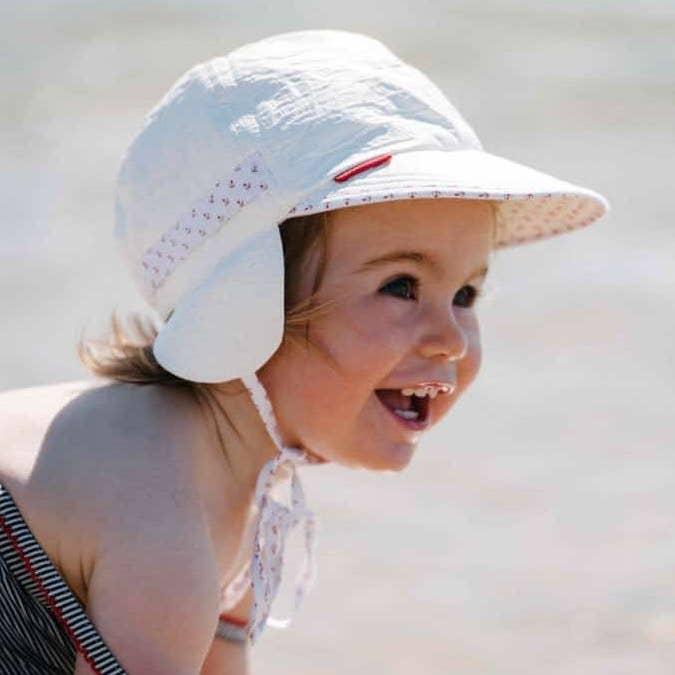 UPF 50+ Anti-UV Cap for Kids - Chloé for wholesale by SOWAY CHAPEAUX ET VETEMENTS ANTI-UV