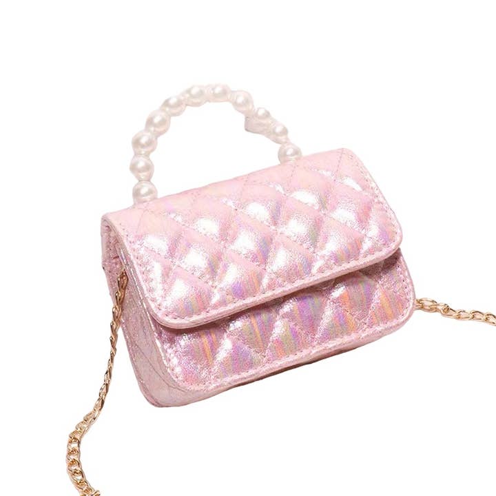 Mavi Bandz - Wholesale Crossbody Bag - Kids - Mini Spring Pastel Clutch Purse with Crossbody Gold Chain1