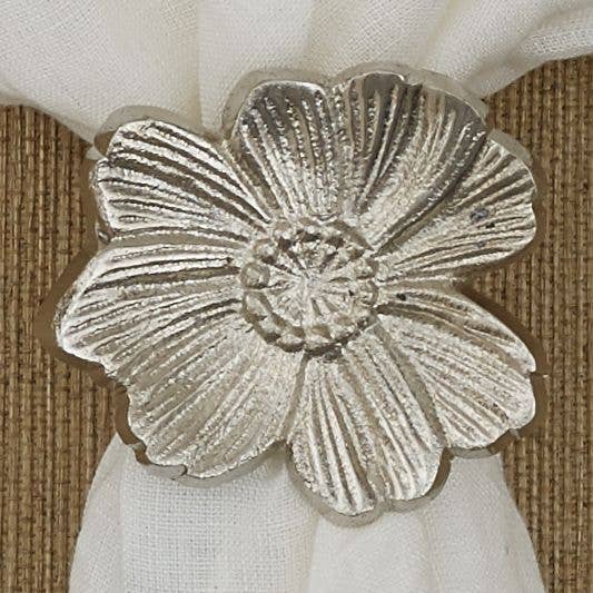 Metal Flower Napkin Ring - Small for wholesale by Split P