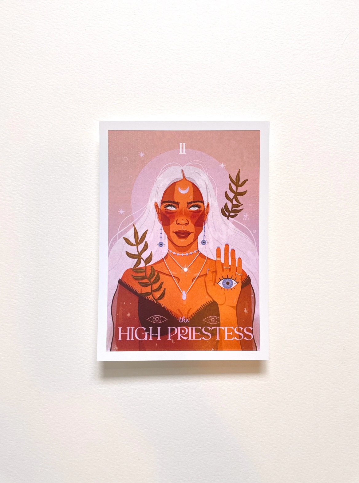 Brittany Keller Art – wholesale Konsttryck – Den översteprästinna Tarot Print1
