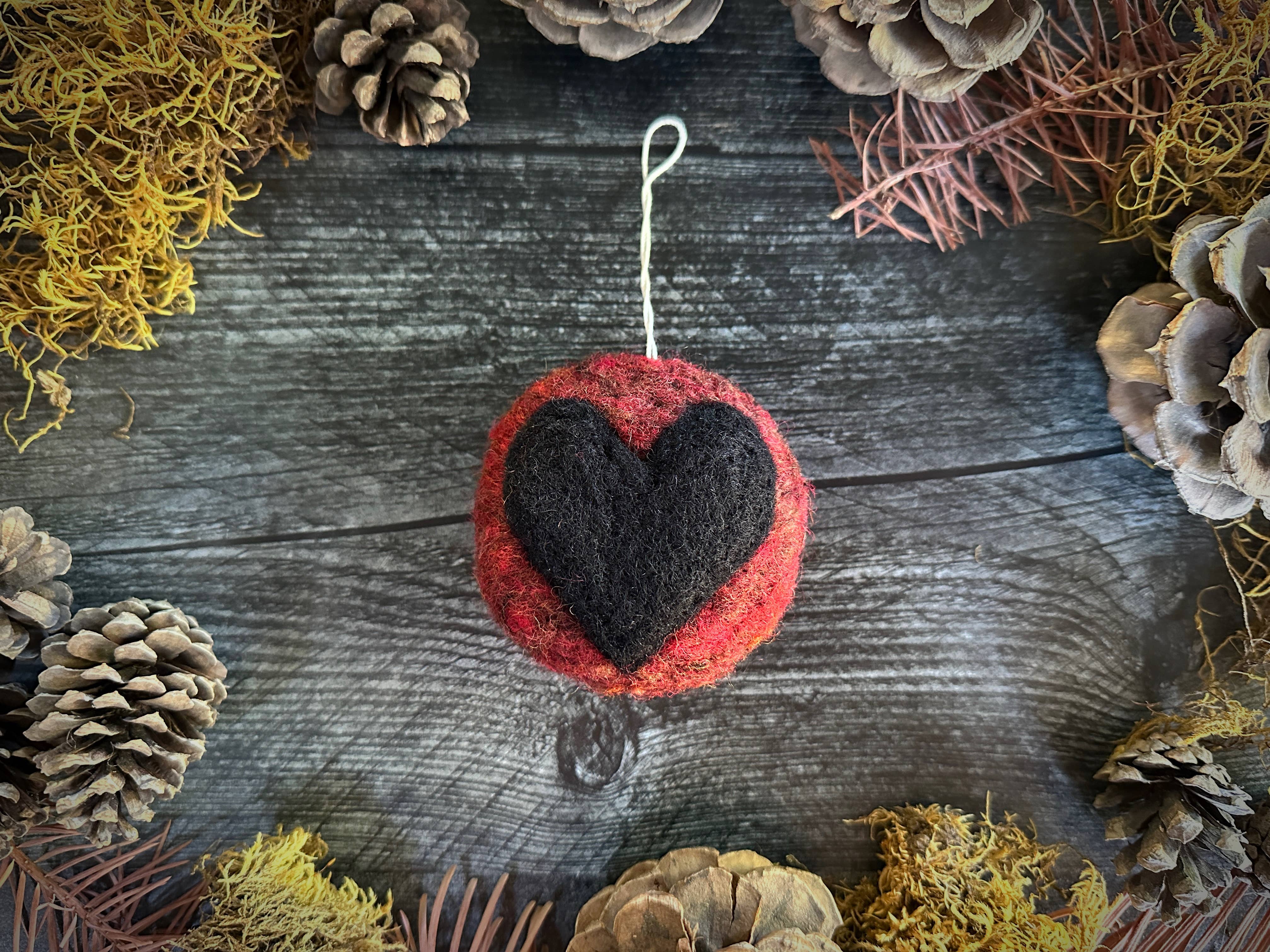 House of Moss - Vendita all'ingrosso Decorazione - Ornamento Rotondo Decorato | Lana Infeltrita | 15 Varianti di Colore7