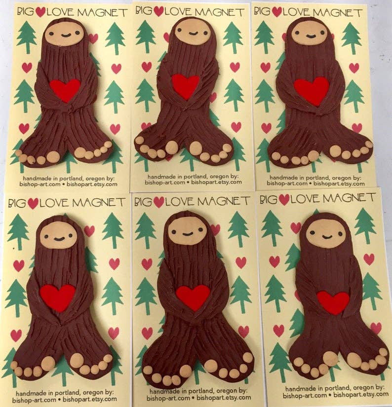 bishopart - Vente Aimants - Aimant d'amour Bigfoot2