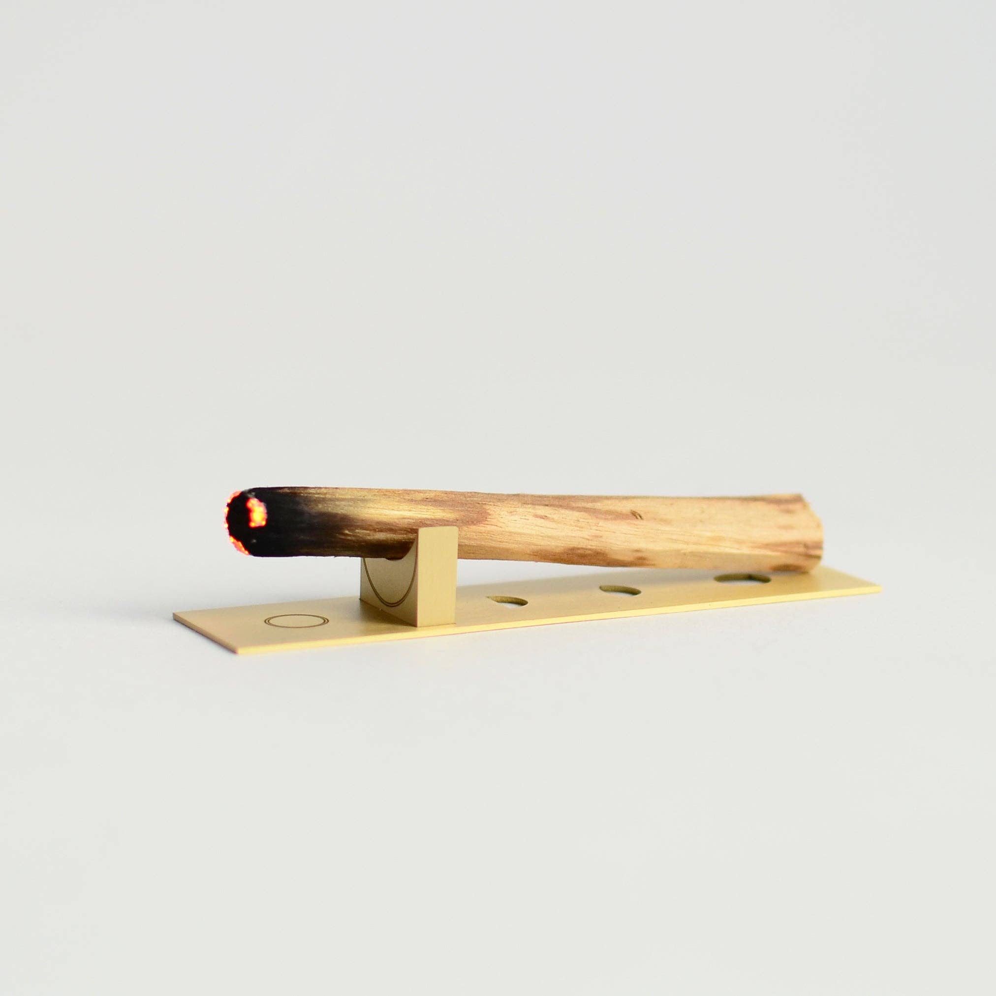 Cedar and Myrrh - Vente Porte-encens - Porte-encens en laiton pour Palo Santo – Design phases de la lune0