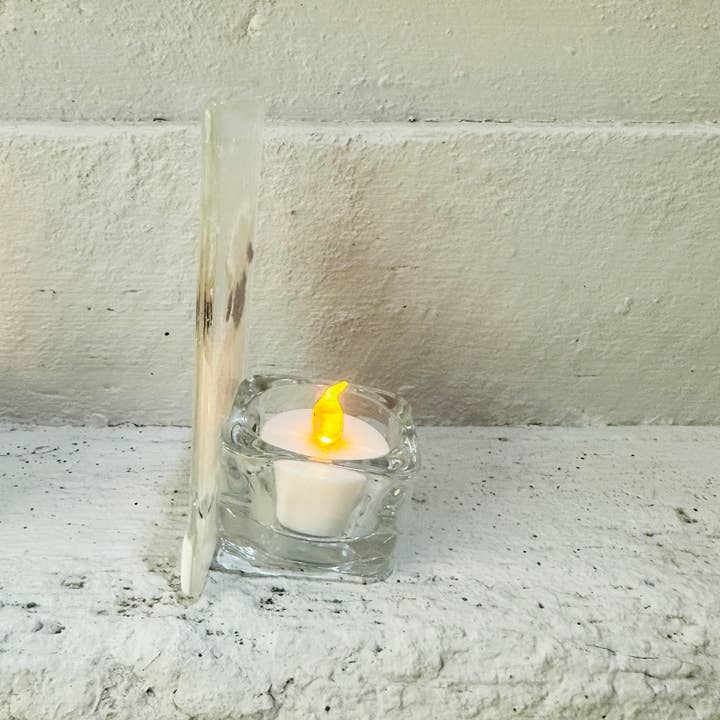 Ally Glass Studio - Wholesale Candle holder - Black Nosed Sheep T Light Holder1