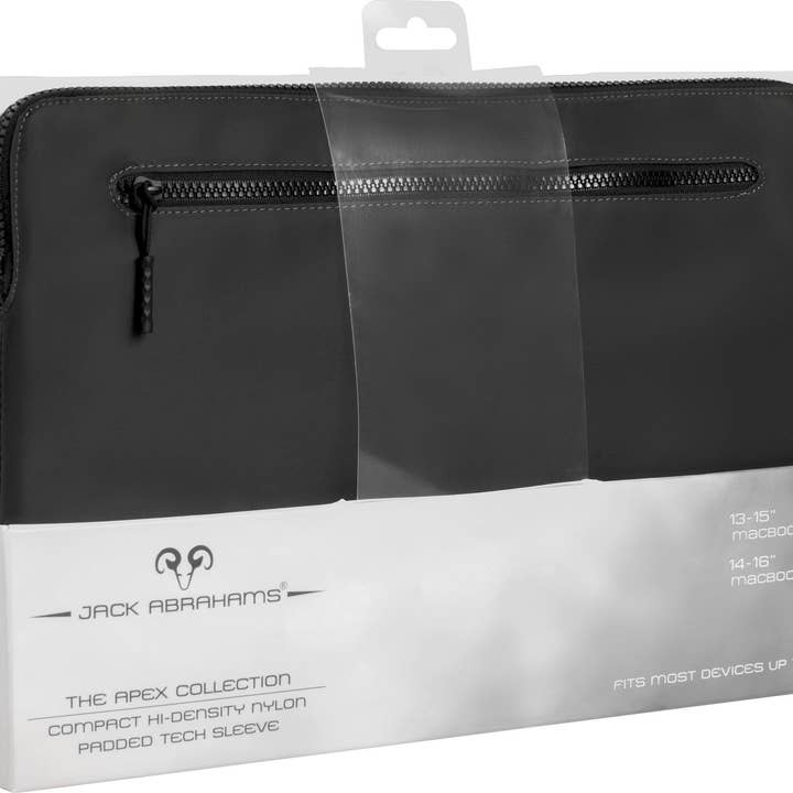 Magid – wholesale Fodral för bärbar dator och surfplatta - Unisex – Jack Abrahams The Apex Nylon Skyddande Vadderat Laptopfodral 3L1