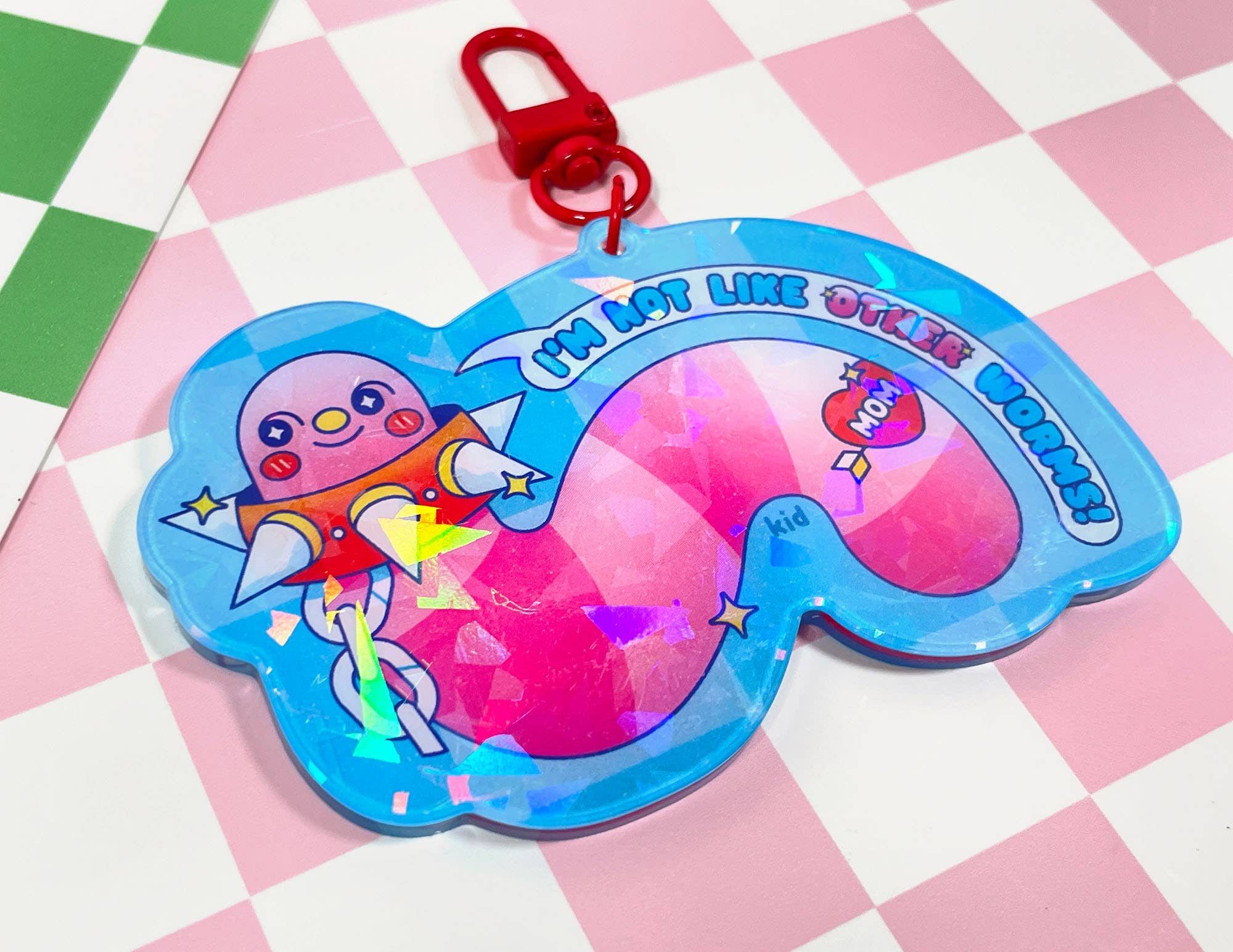 Kidnichols - Wholesale Keychain - Women's - I'm Not Like Other Worms Keychain | Punk | Worm lovers1