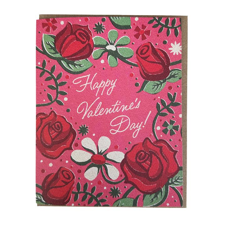 Valentine's Day Card - Roses for wholesale by Bryan Spear Studio