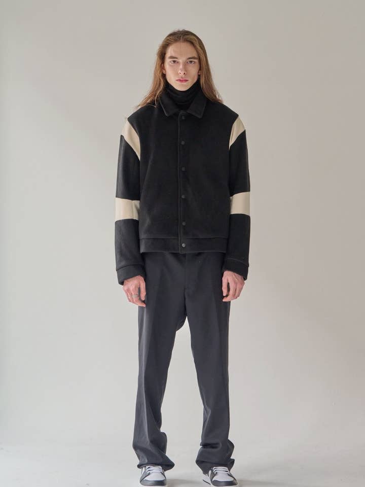 Not a Teddy Jacket - Black for wholesale by The Plagiarist