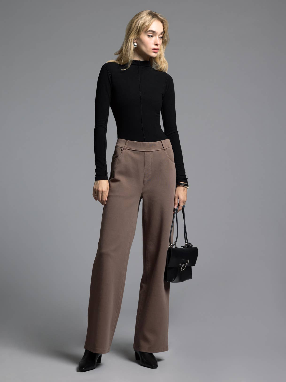 Weekend Los Angeles - Wholesale Pants - Women's - Elastic Waistband Relaxed Pants - GENEVIEVE PANTS7