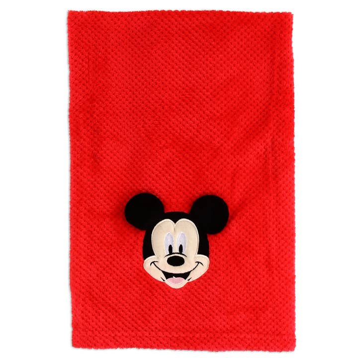 MICKEY MOUSE Fleece Baby Blanket with Applique for wholesale by Penguin Kids Wear