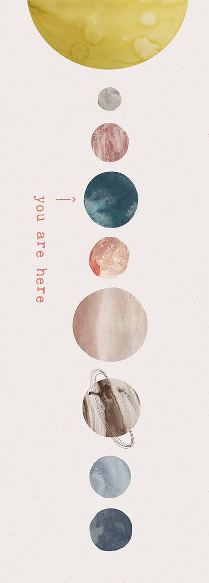 Anna Cosma - Wholesale Bookmark - YOU ARE HERE - BOOKMARK -1