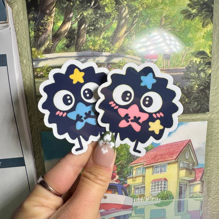 Simply Froggie Shop - Wholesale Sticker - Ghibli-Inspired Soot Sprite Vinyl Waterproof Stickers1
