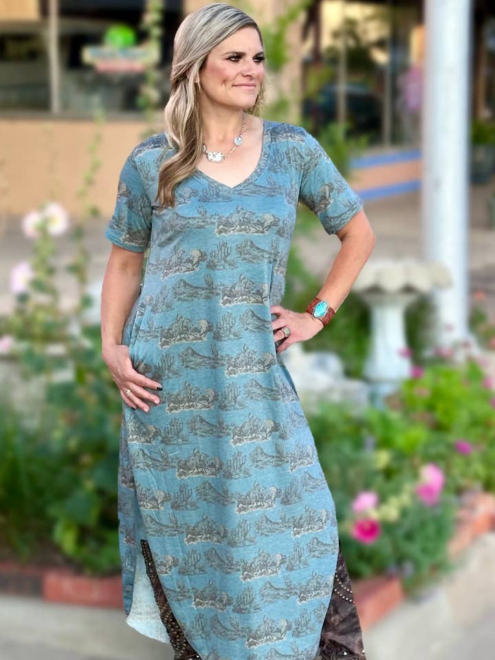 Buffalo Kreek Maxi Dress for wholesale by Sterling Kreek