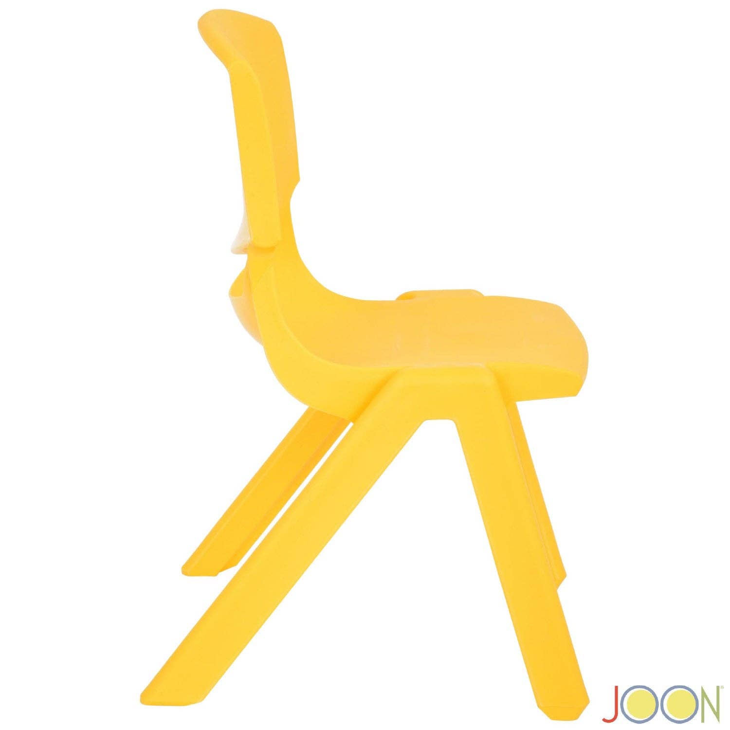 ShopBobbys - Wholesale Chair - Kids - JOON Stackable Plastic Kids Learning Chairs, Yellow, 20.5x12.75X11 Inches, 2-Pack (Pack of 2)2