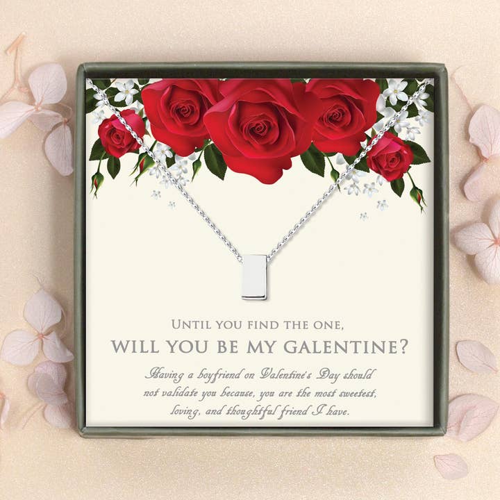 Will You Be My Galentine? - Velentine's Day Jewelry Gift for wholesale by Anavia