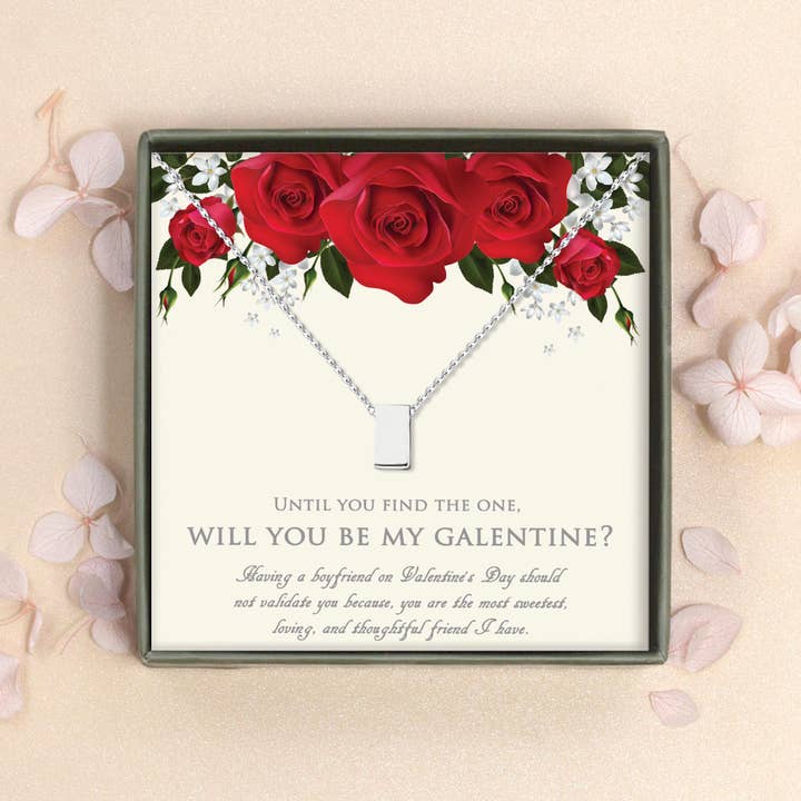 Will You Be My Galentine? - Velentine's Day Jewelry Gift for wholesale by Anavia