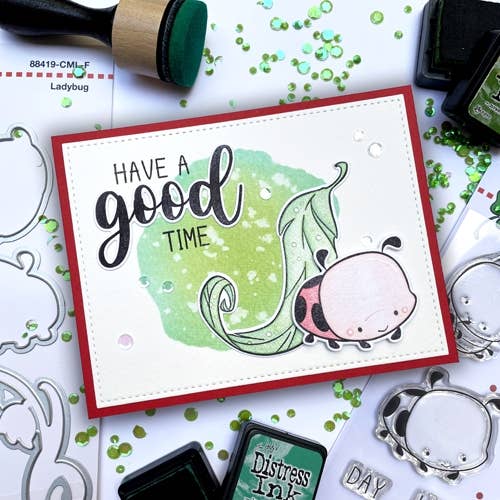 Impronte D'Autore - Wholesale Rubber/Decorative Stamp - Ladybug transparent polymer stamps6