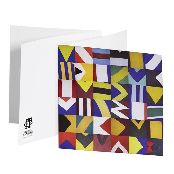 Tarjeta de felicitación Collage geométrico 1 para venta al por mayor de Sporting Nation