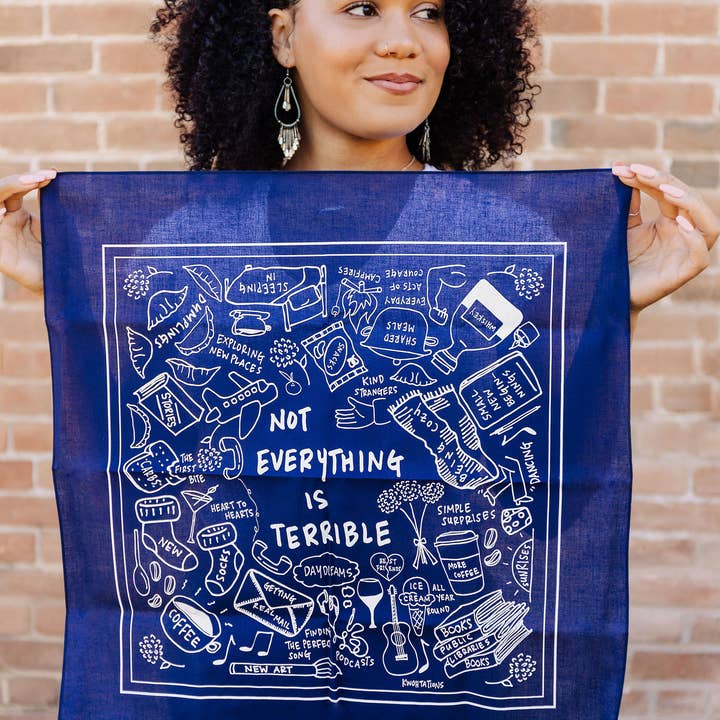 Kwohtations - Wholesale Bandana - Women's - Not Everything Is Terrible Cotton Bandana2