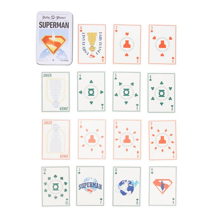 Paladone UK – wholesale Playing cards – Superman Playing Cards in a Tin3