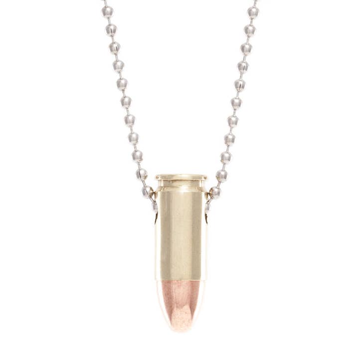 Lucky Shot - Wholesale Jewelry - Men's - 9mm Brass Ball Chain Necklace