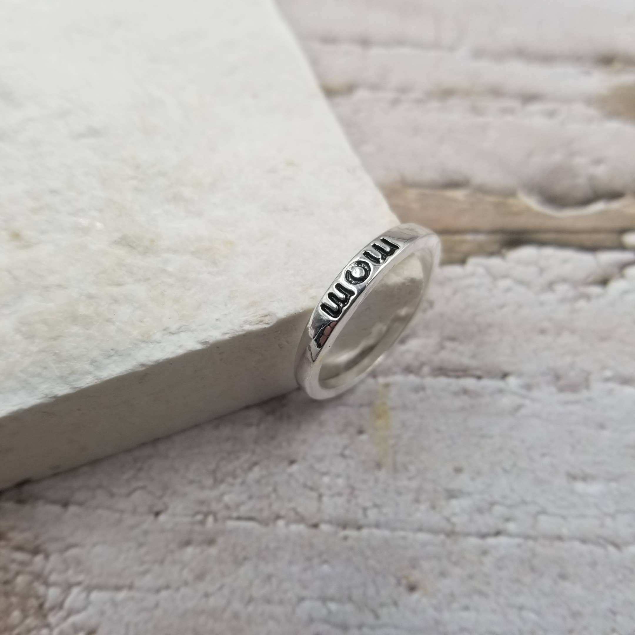 Treasure Wholesale - Wholesale Band/Stacked Ring - Mom Ring Mother's Day Gift2