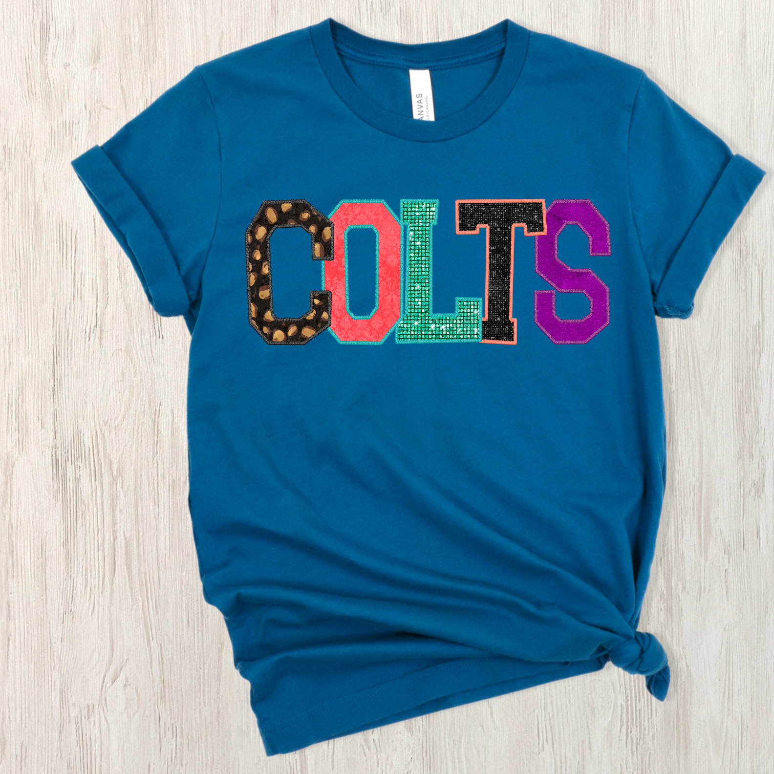 Simple Tymes - Wholesale Sublimation Transfer - Faux Appliqué Teams DTF Print18