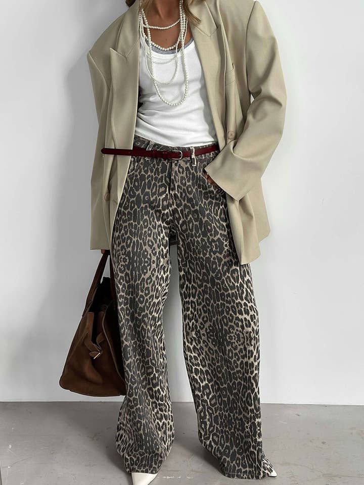 CWBMP0181_FALL CASUAL LEOPARD PRINT WIDE-LEG PANTS for wholesale on Faire