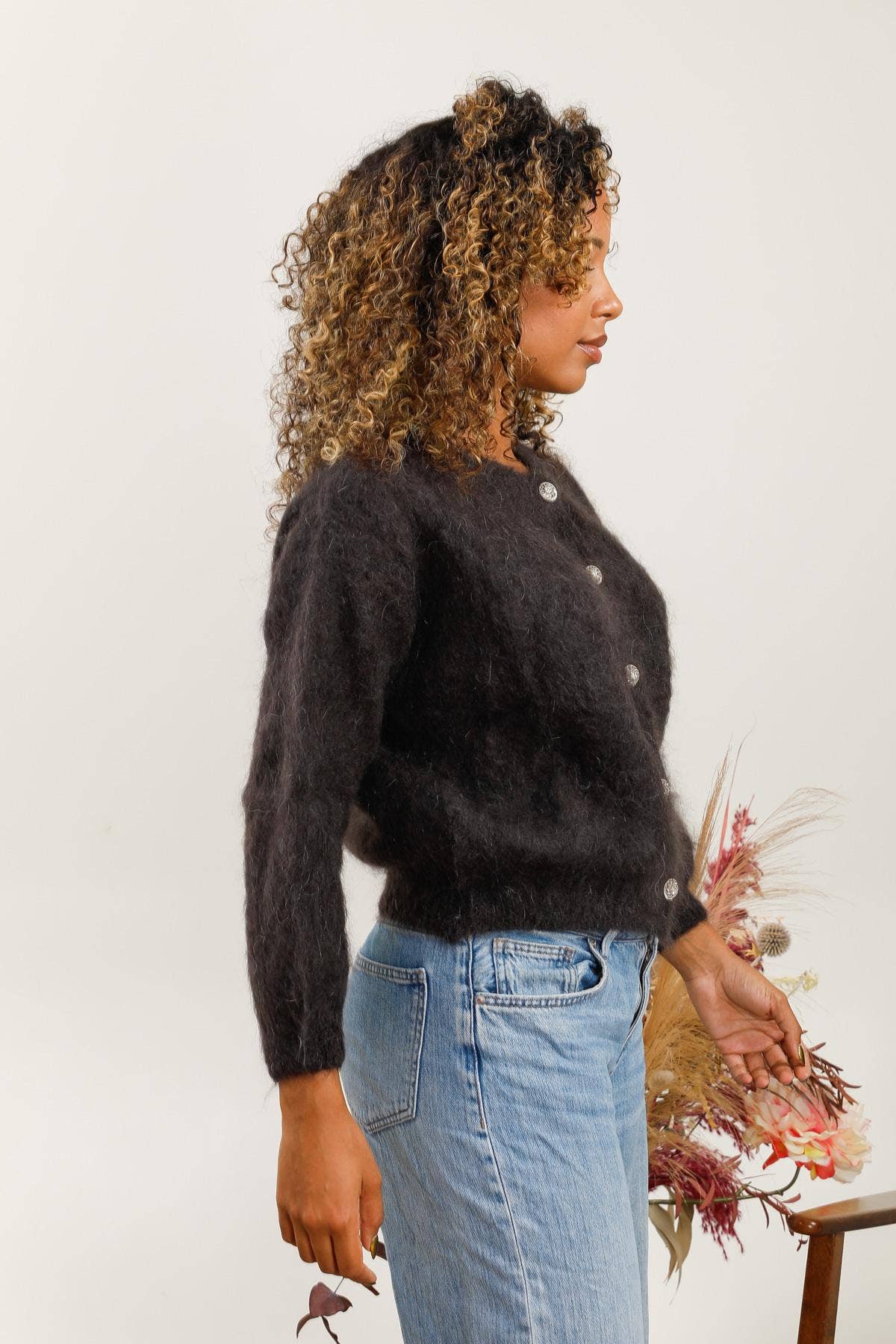 LÉA & LUC - Wholesale Cardigan - Women's - Mohair cardigan REF. 2137112