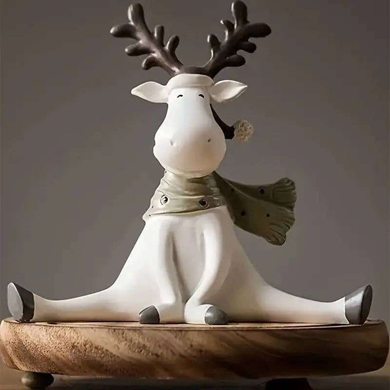 Huis Van Merken – wholesale Skulptur – Hartsfigur i harts - Handmålad prydnadsfigur för heminredning och present2