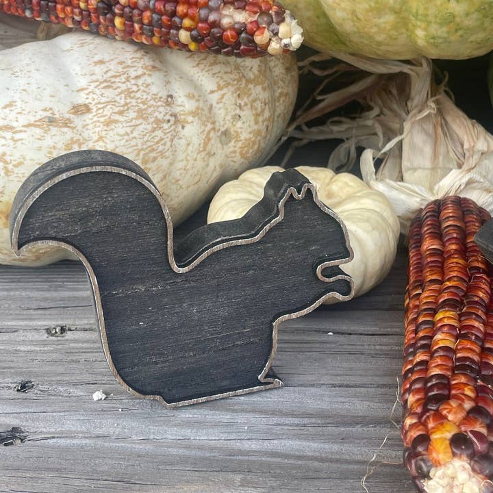 CA-5204 - Black Laser Fall Squirrel for wholesale by Collins Painting & Design