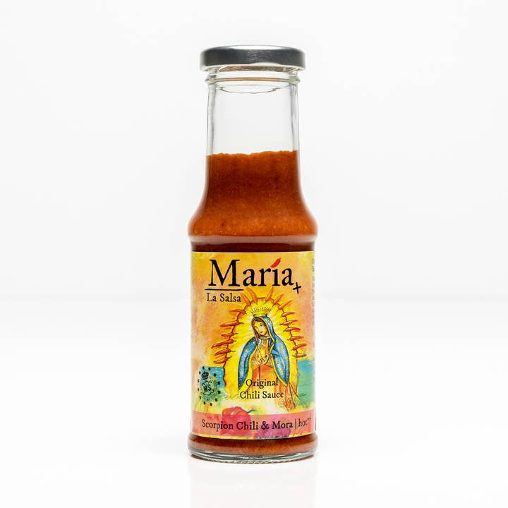 Scorpion chili en mora saus voor wholesale door María La Salsa