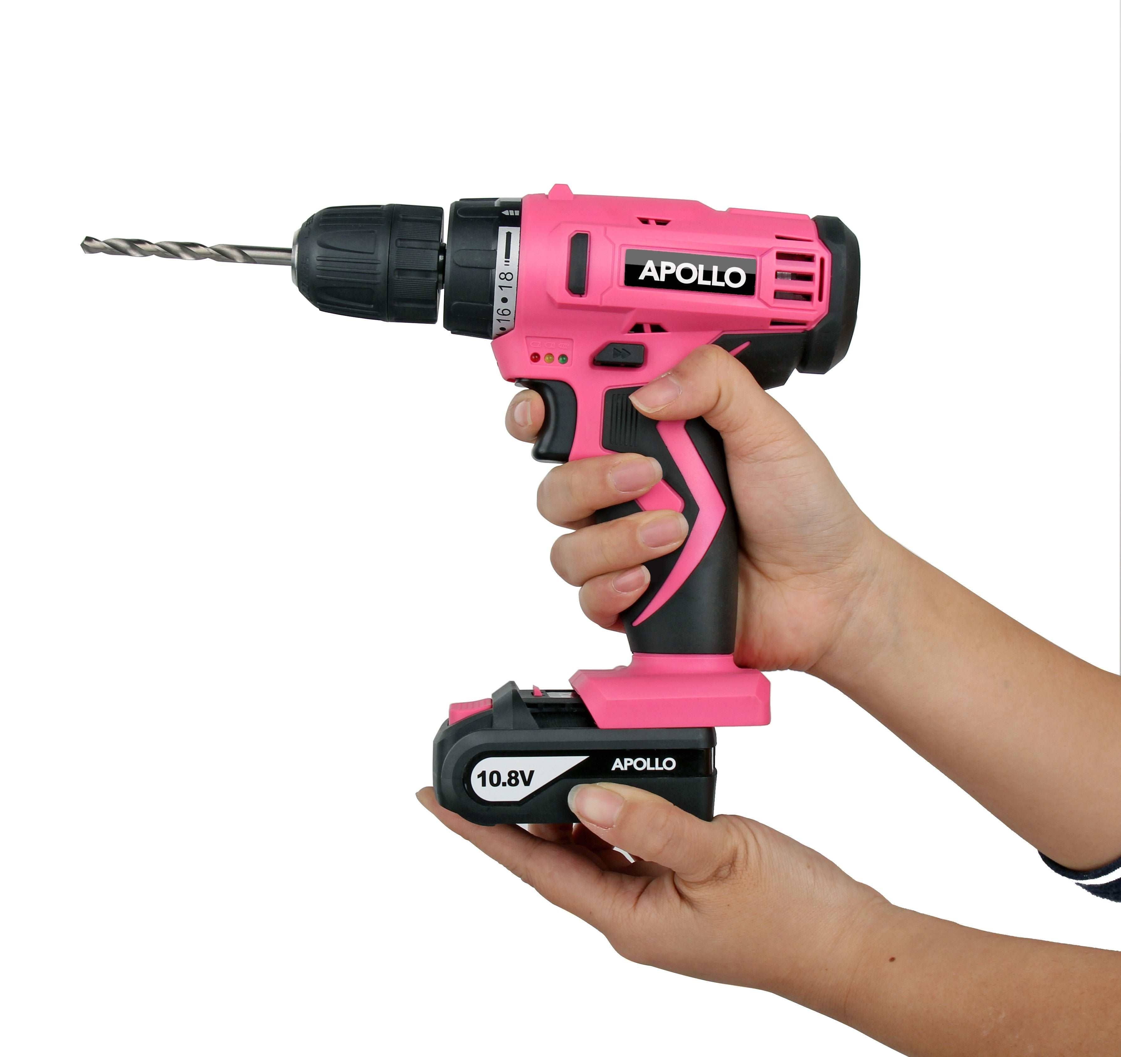 Apollo Tools - Wholesale Small/Handheld Appliance - 10.8 Volt Lithium-Ion Cordless Drill with 30 Piece Accessory7