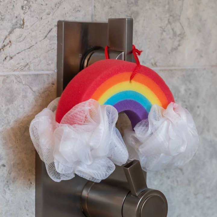 Cait + Co - Wholesale Bath Pouf/Sponge - Forever Young-Bath Pouf & Sponge-Rainbow