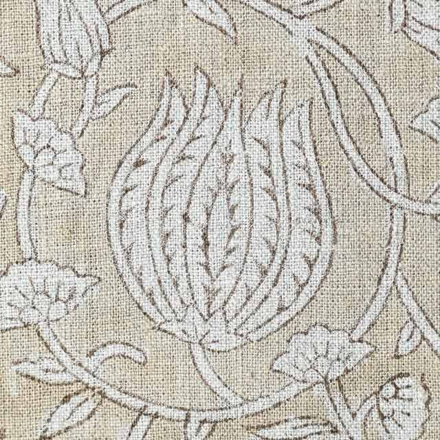 Vivienne Block Print Upholstery Linen Fabric and other Purchase Wholesale natural fabric. Free Returns & Net 60 Terms on Faire trending on Faire.
