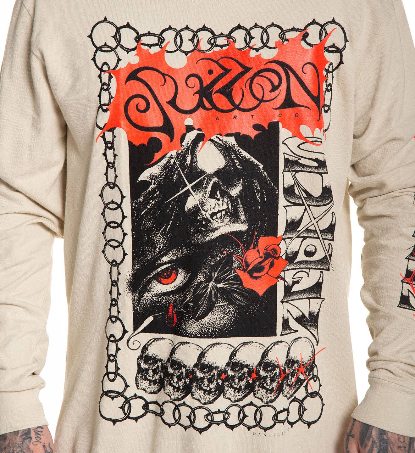 SEADPEARL Daniel Rhzz French Terry Longsleeve for wholesale on Faire3