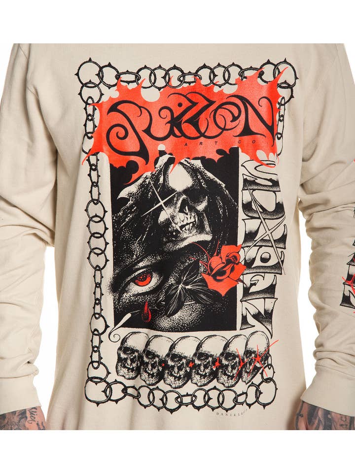 SEADPEARL Daniel Rhzz French Terry Longsleeve for wholesale on Faire3