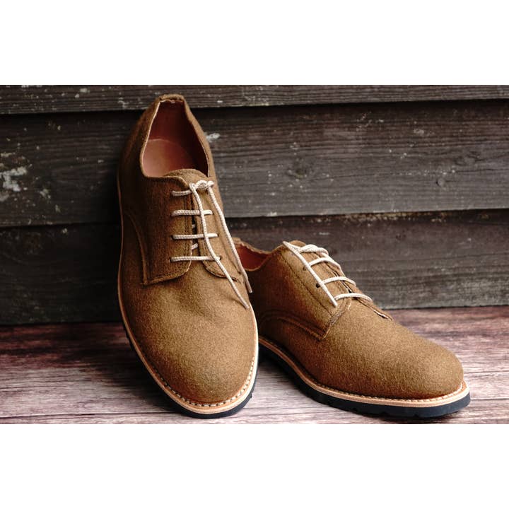 Andes Burel Shoes - Camel for wholesale by By The Mountain - Portuguese Handmade Footwear