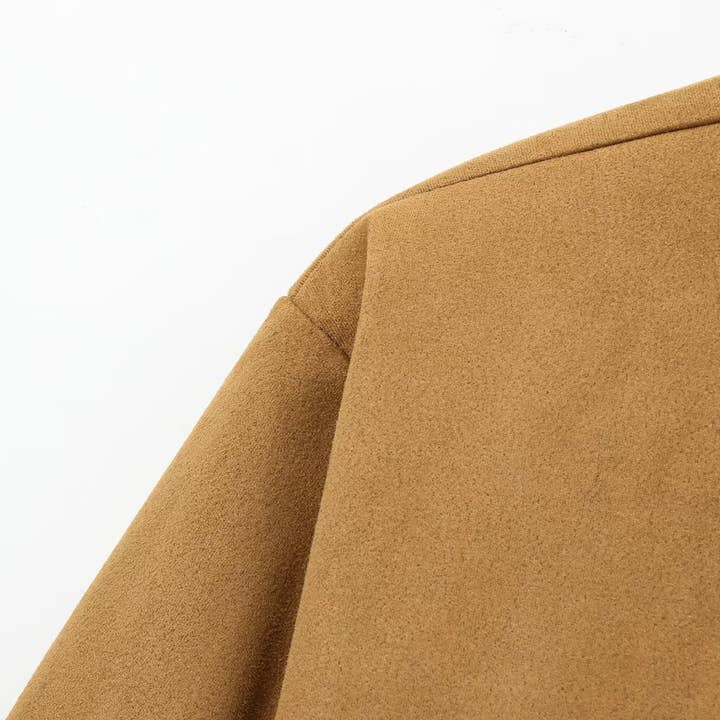 CAMEL Stand-up collar long-sleeved zipper jacket coat for wholesale on Faire3