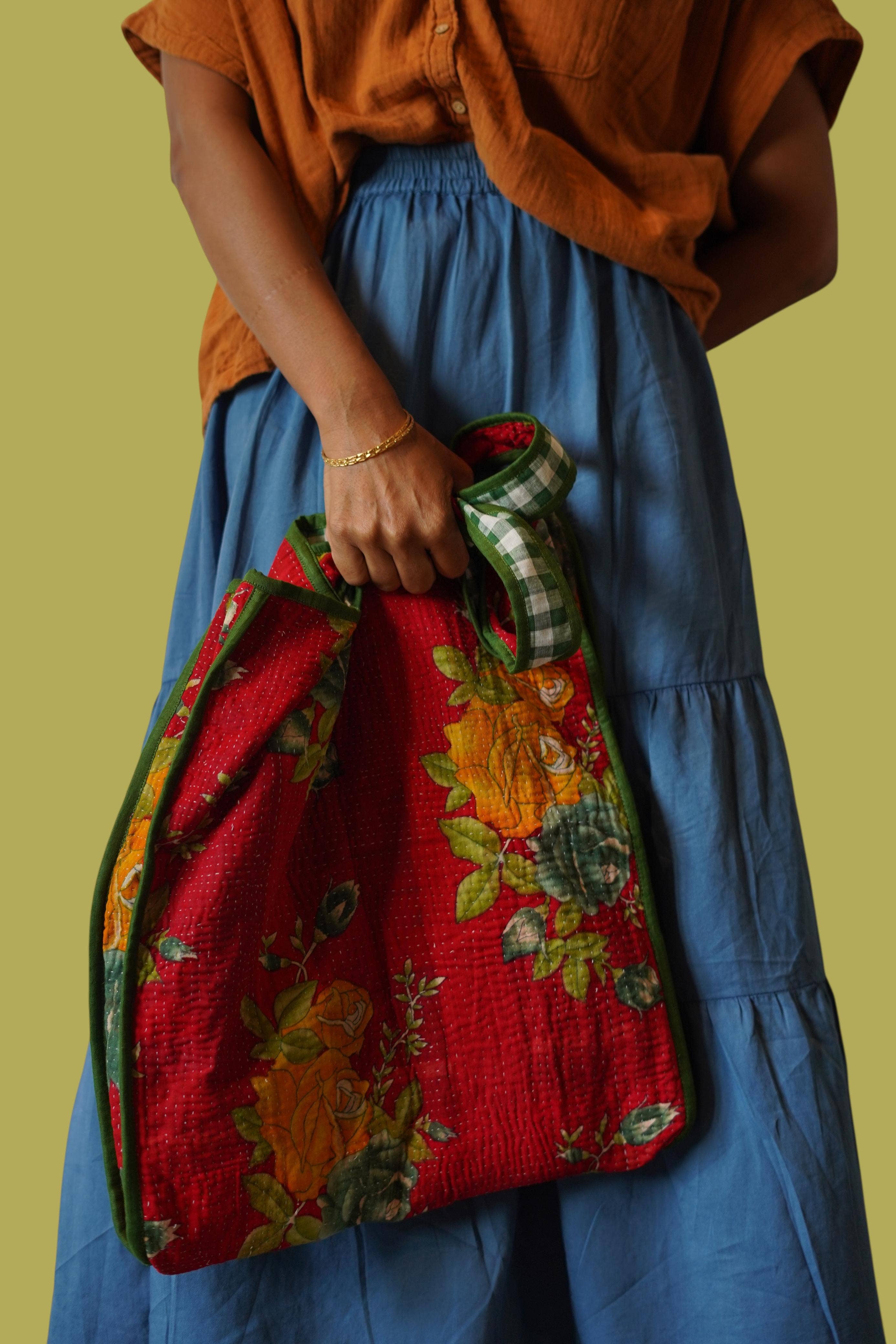 Annahmol - Wholesale Tote Bag - Women's - Vintage Textile one of a kind Cotton Totes20