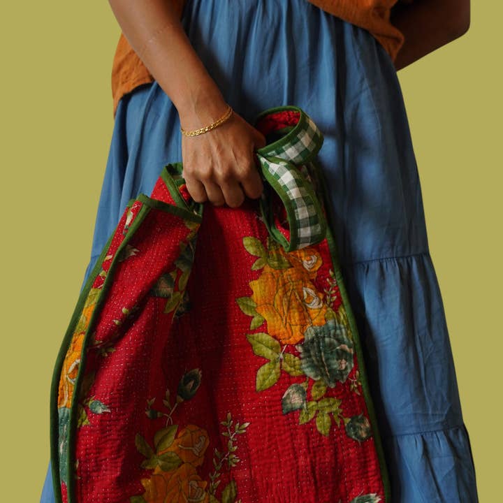 Annahmol - Wholesale Tote Bag - Women's - Vintage Textile one of a kind Cotton Totes20