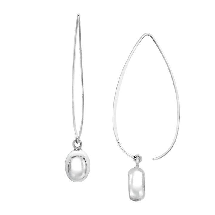 Silpada 'Wire Drop' Earrings in Rhodium-Plated Ste for wholesale by Silpada