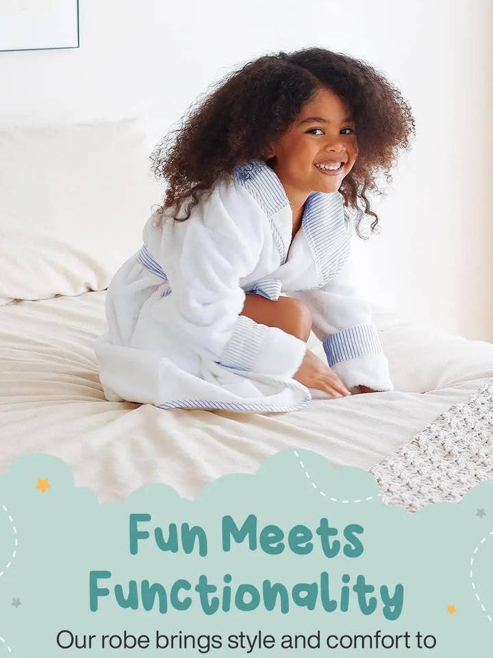 Lotus Linen - Wholesale Robe - Kids - Kids Plush Robe – Ultra Soft, Safe & Cozy for Toddlers & Kids12