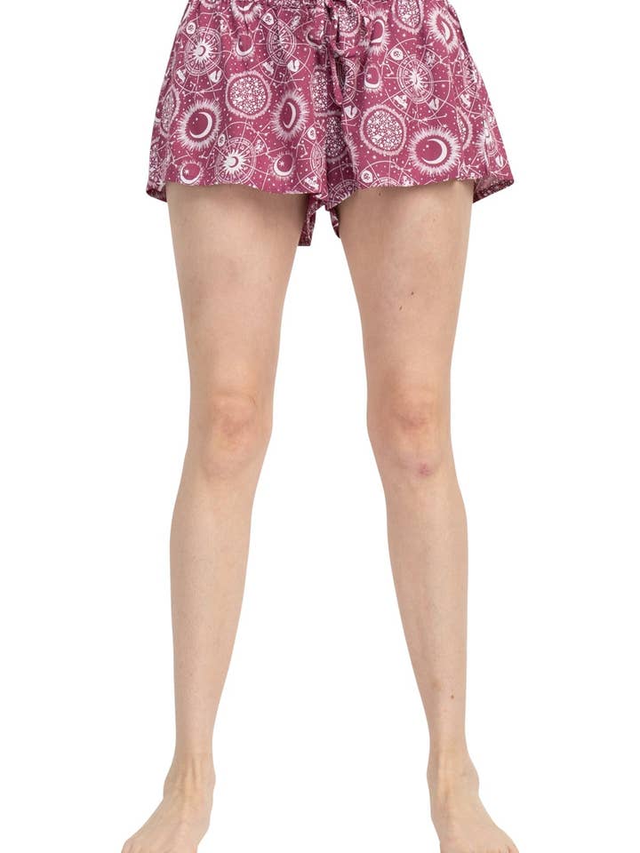 Flowy Hemelse Shorts voor wholesale door Lakhays Collection Inc.
