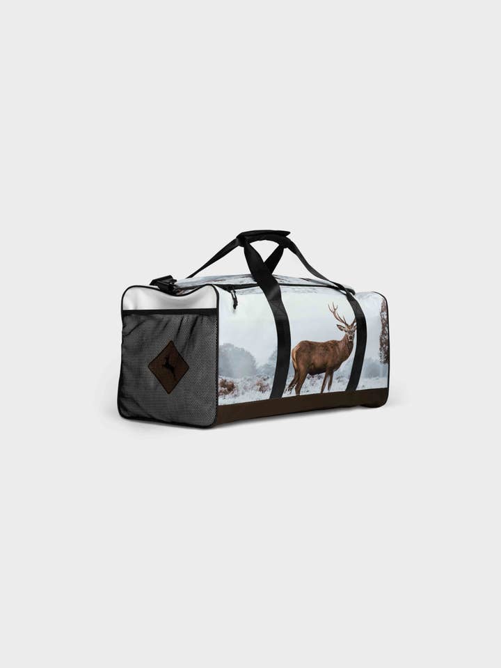 Deer's & Beers Duffle Bag (White) for wholesale by Maple St Co